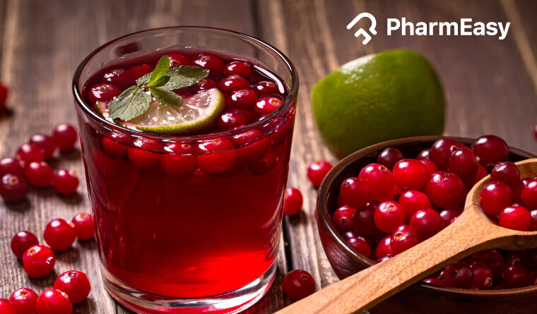 What are the benefits of cranberry juice for men's health?